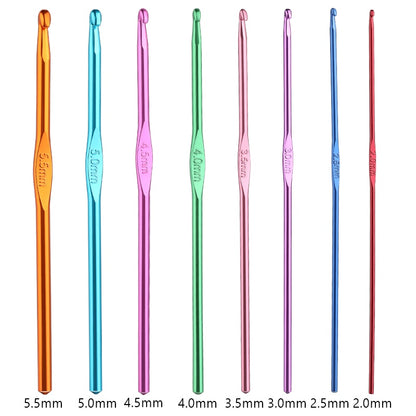 Multiple Sizes Crochet Hooks Set Random Colors Needle Knitting Set Crochet Needles For Knitting Crochet Set of Hooks Knitting