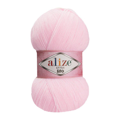 Extra Life Knitted Yarn-23 Color Options 480 Meters(100gr) Hand Knitting Yarn Ball - Alize Extra Life- Acrylic-DIY