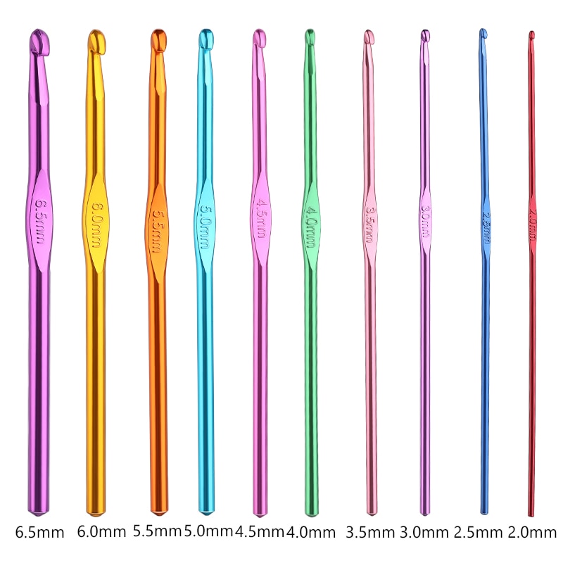 Multiple Sizes Crochet Hooks Set Random Colors Needle Knitting Set Crochet Needles For Knitting Crochet Set of Hooks Knitting