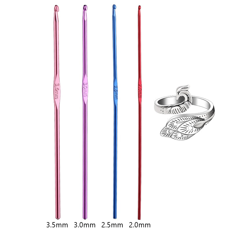 Multiple Sizes Crochet Hooks Set Random Colors Needle Knitting Set Crochet Needles For Knitting Crochet Set of Hooks Knitting