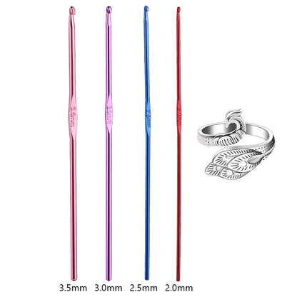 Multiple Sizes Crochet Hooks Set Random Colors Needle Knitting Set Crochet Needles For Knitting Crochet Set of Hooks Knitting