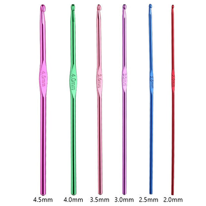 Multiple Sizes Crochet Hooks Set Random Colors Needle Knitting Set Crochet Needles For Knitting Crochet Set of Hooks Knitting