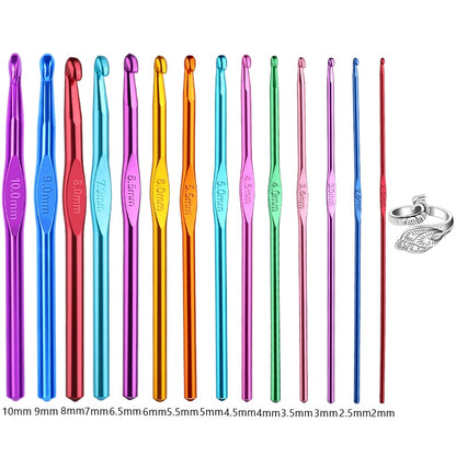 Multiple Sizes Crochet Hooks Set Random Colors Needle Knitting Set Crochet Needles For Knitting Crochet Set of Hooks Knitting