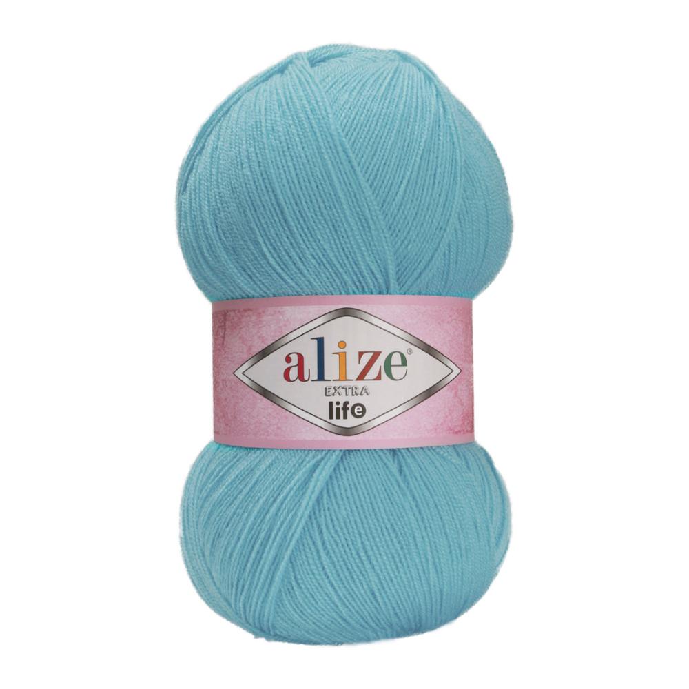 Extra Life Knitted Yarn-23 Color Options 480 Meters(100gr) Hand Knitting Yarn Ball - Alize Extra Life- Acrylic-DIY