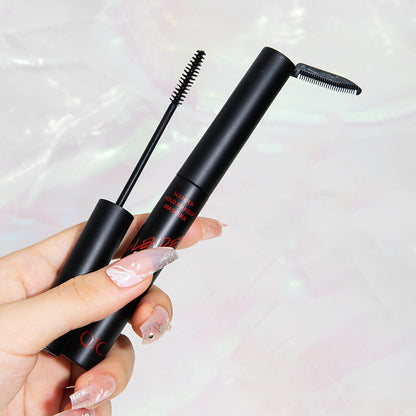 Slim Curling Non Smudging Waterproof Eye Black With Makeup Combs