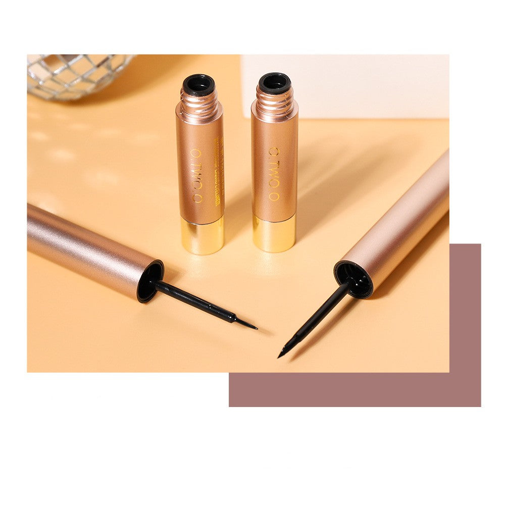 Rose Gold Beginner Liquid Eyeliner Waterproof Quick Dry No Halo Eyeliner