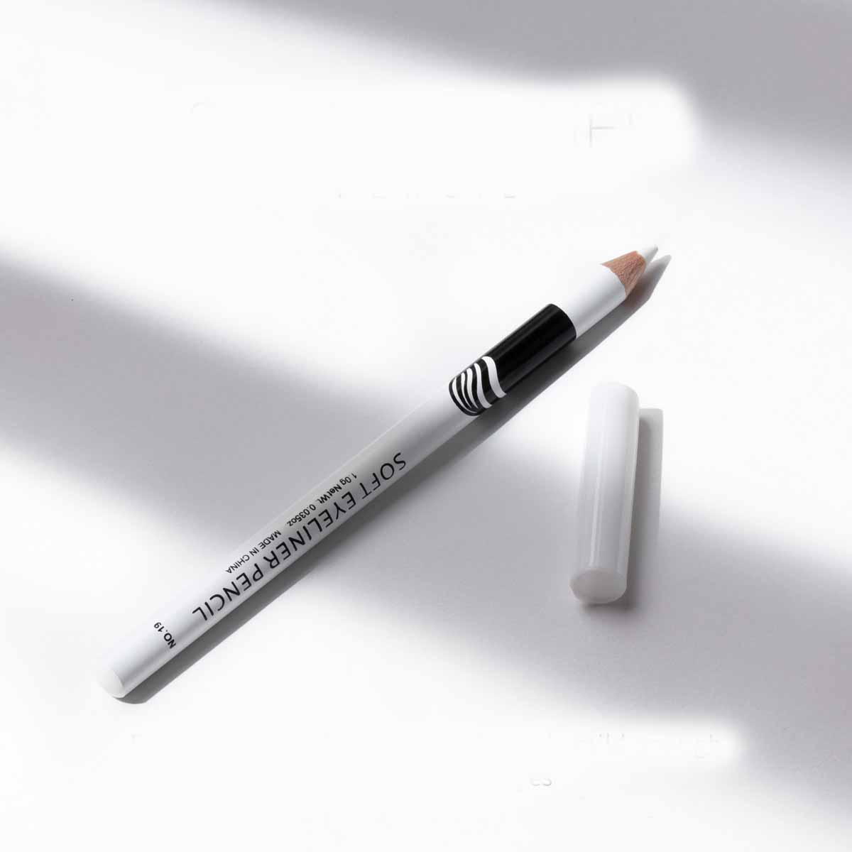 12Pcs Box White Eyeliner Waterproof Eyeliner Pencil Smooth High Gloss Eyeshadow Cosmetics Eye Brightener Makeup Tools