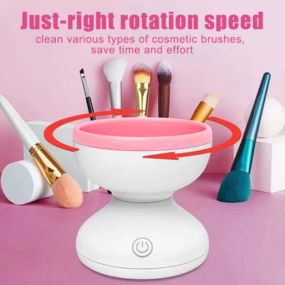 Portable USB Makeup Brush Cleaner Machine Electric Cosmetic Brush Cleaning Washing Tools Automatic Clean Makeup Brushes