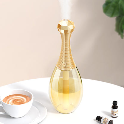 Creative Perfume Bottle Humidifier Mini Mute Colorful Atmosphere Light