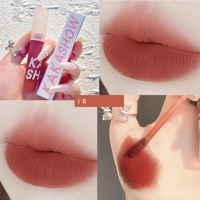 Velvet Matte Matte Lip Glaze Moisturizes And Does Not Easily Stain The Cup