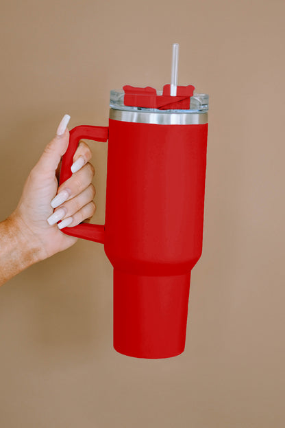 Red 304 Stainless Steel Double Insulated Cup