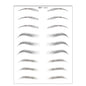 Simple Thick Eyebrows Ecological Eyebrow Stickers