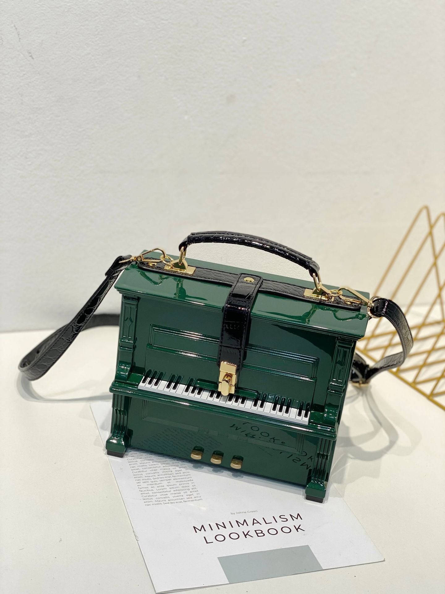 Women's High-end Cute Niche Box Piano Bag