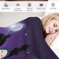 Ultra-Soft Flannel Blanket Multiple Sizes Muslim Women, Arabian Moonlit Night, Evening, Friendship (Designed by Dunbi)