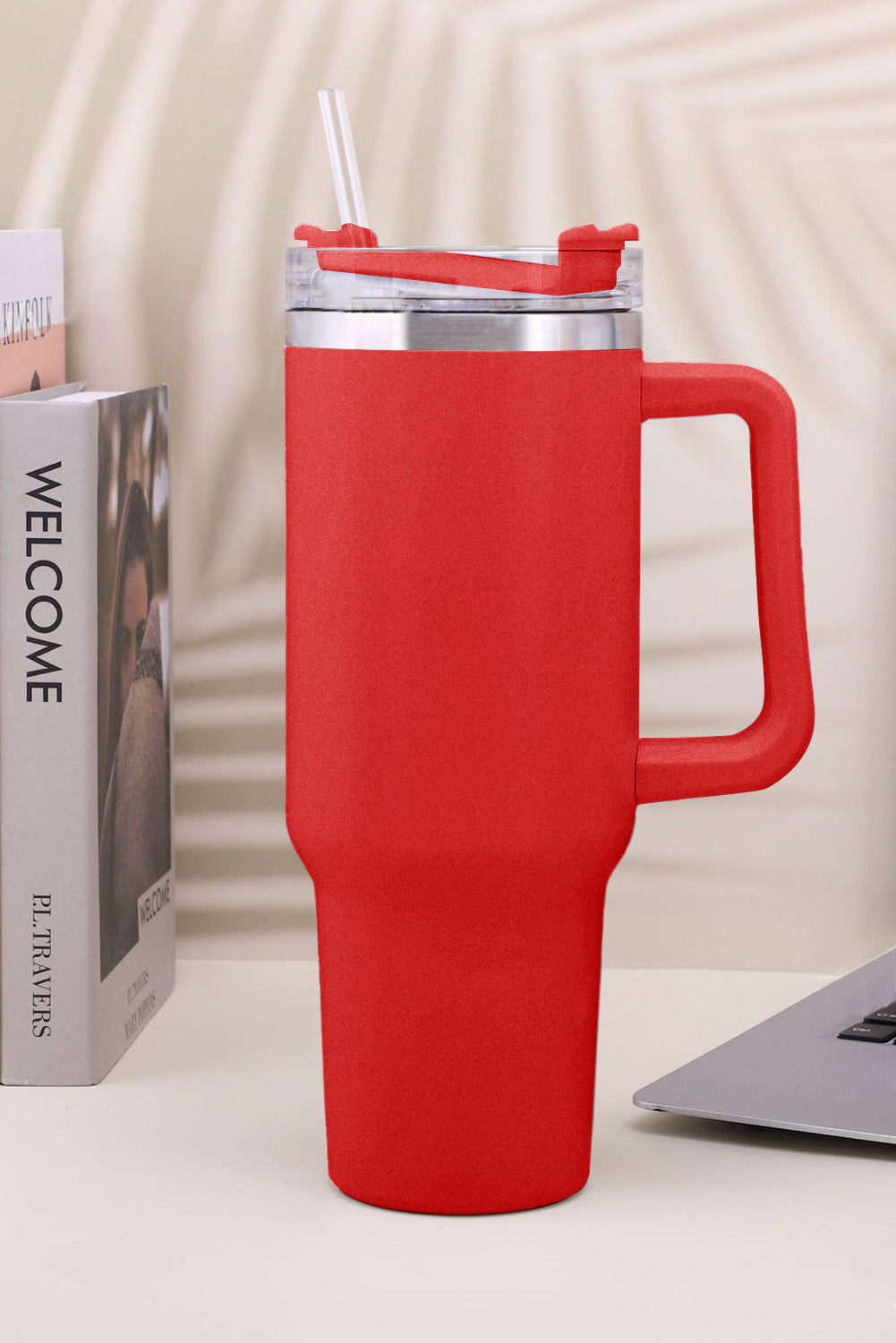 Red 304 Stainless Steel Double Insulated Cup