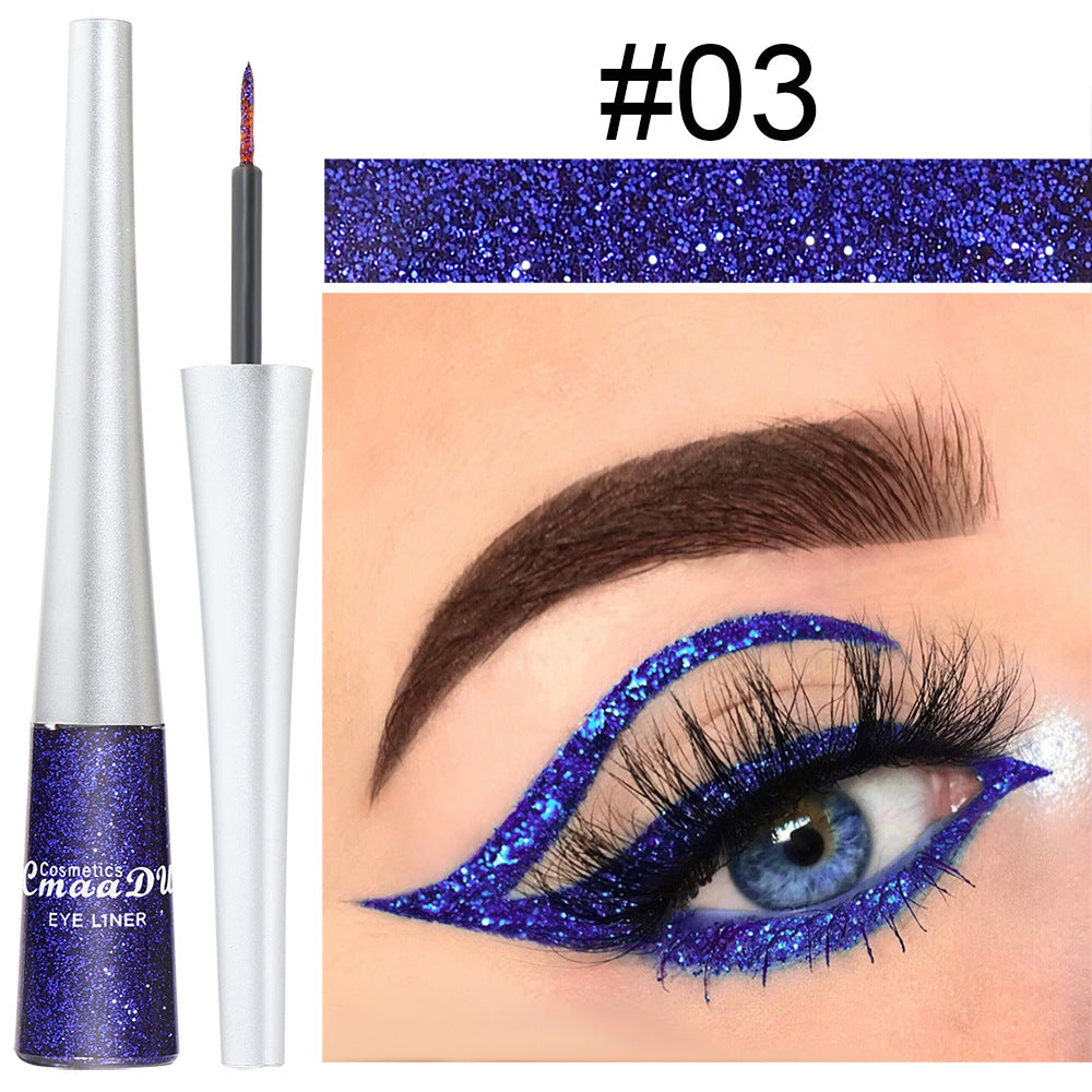 16 Colors Glittery Powder Sequin Burst Eyeliner