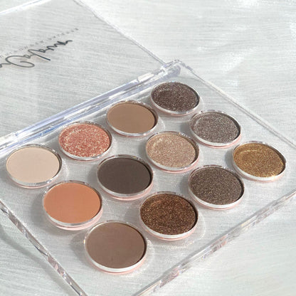 Magic Color Transparent 12 Color Eye Shadow Plate