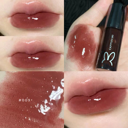 Black Tube Glossy Milk Tea Color Moisturizing Moisturizing Lip Oil