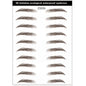 Simple Thick Eyebrows Ecological Eyebrow Stickers