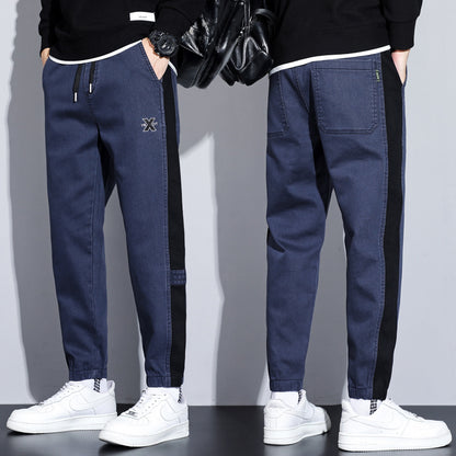 Fleece Lined Padded Warm Keeping Track Sweatpants Loose Casual Pants