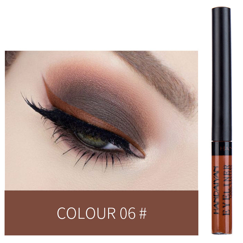 12-color Matte Color Liquid Eyeliner, Long-lasting And Non-smudge Liquid Eye Shadow