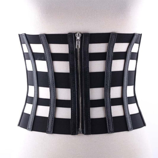 Personalized European And American Hollowed Out Super Loose Tight Elastic Waist Seal