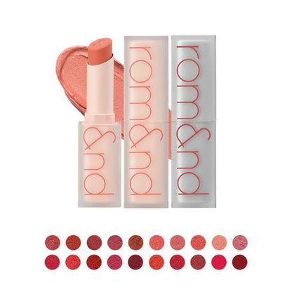 rom&nd ZERO MATTE LIPSTICK (20 Colors)