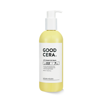 [HOLIKA HOLIKA] Good Cera Ato Relief Oil Wash 400ml