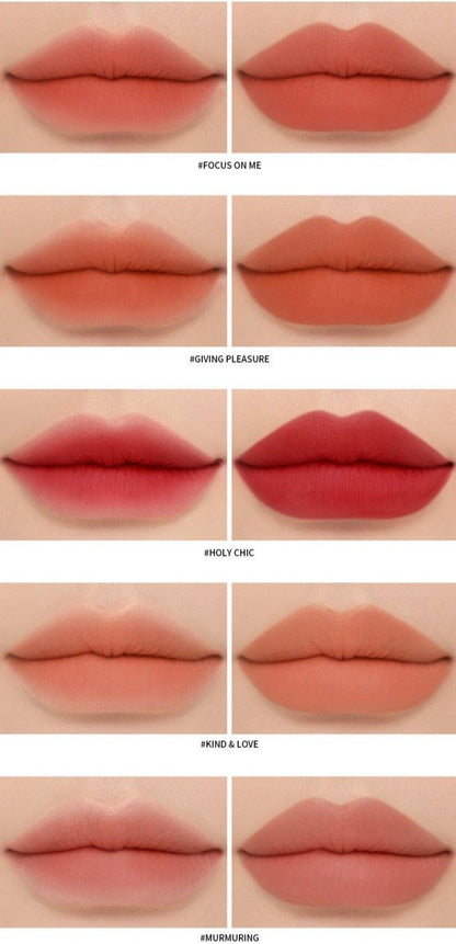 3CE Soft Matte Lipstick 3.5g (10 Colors)