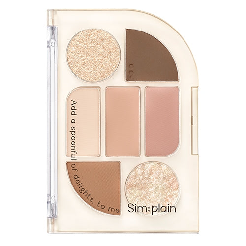 peripera Simplain Eye Palette 1.5gx1.17gx2.18g x 4 (2 Colors)