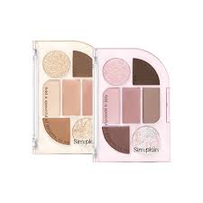 peripera Simplain Eye Palette 1.5gx1.17gx2.18g x 4 (2 Colors)