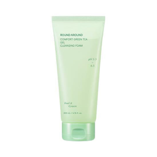 ROUND AROUND Comfort Green Tea Gel Cleansing Foam 200ml