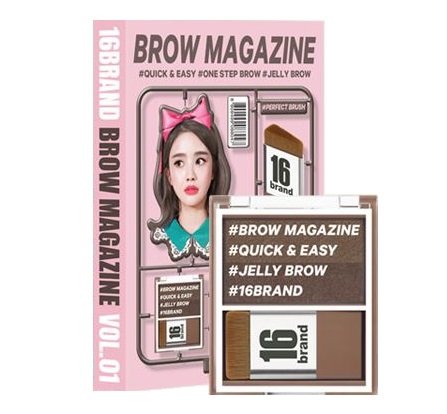 16BRAND 16 Brow Magazine Eyebrow (3colors)