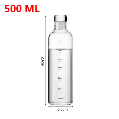 Water Bottle With Time Marker Zendrop