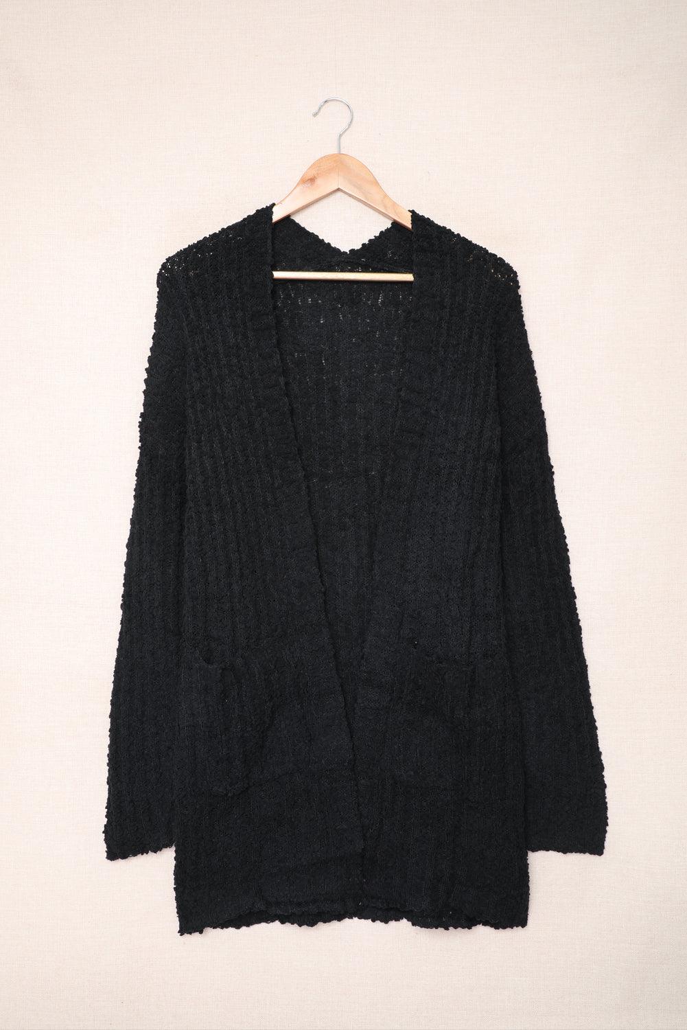 Pebble Beach Textured Cardigan Kiwidrop