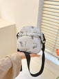 Butterfly Print Polyester Shoulder Bag