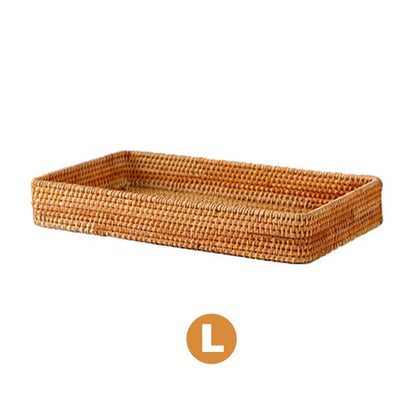 Rattan Wicker Woven Storage Fruit Basket Zendrop