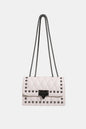 Studded PU Leather Crossbody Bag