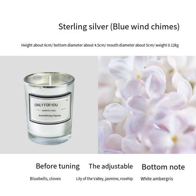 Romantic Floral Aromatherapy Smokeless Candle Zendrop