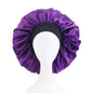 Women Satin Round Cap Sleep Hat Hair Protection Care Zendrop