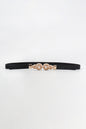 Zinc Alloy Buckle PU Leather Belt