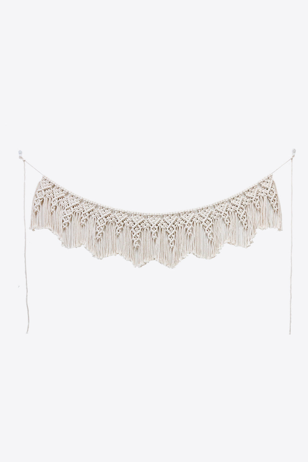 Macrame Fringe Wall Hanging Decor