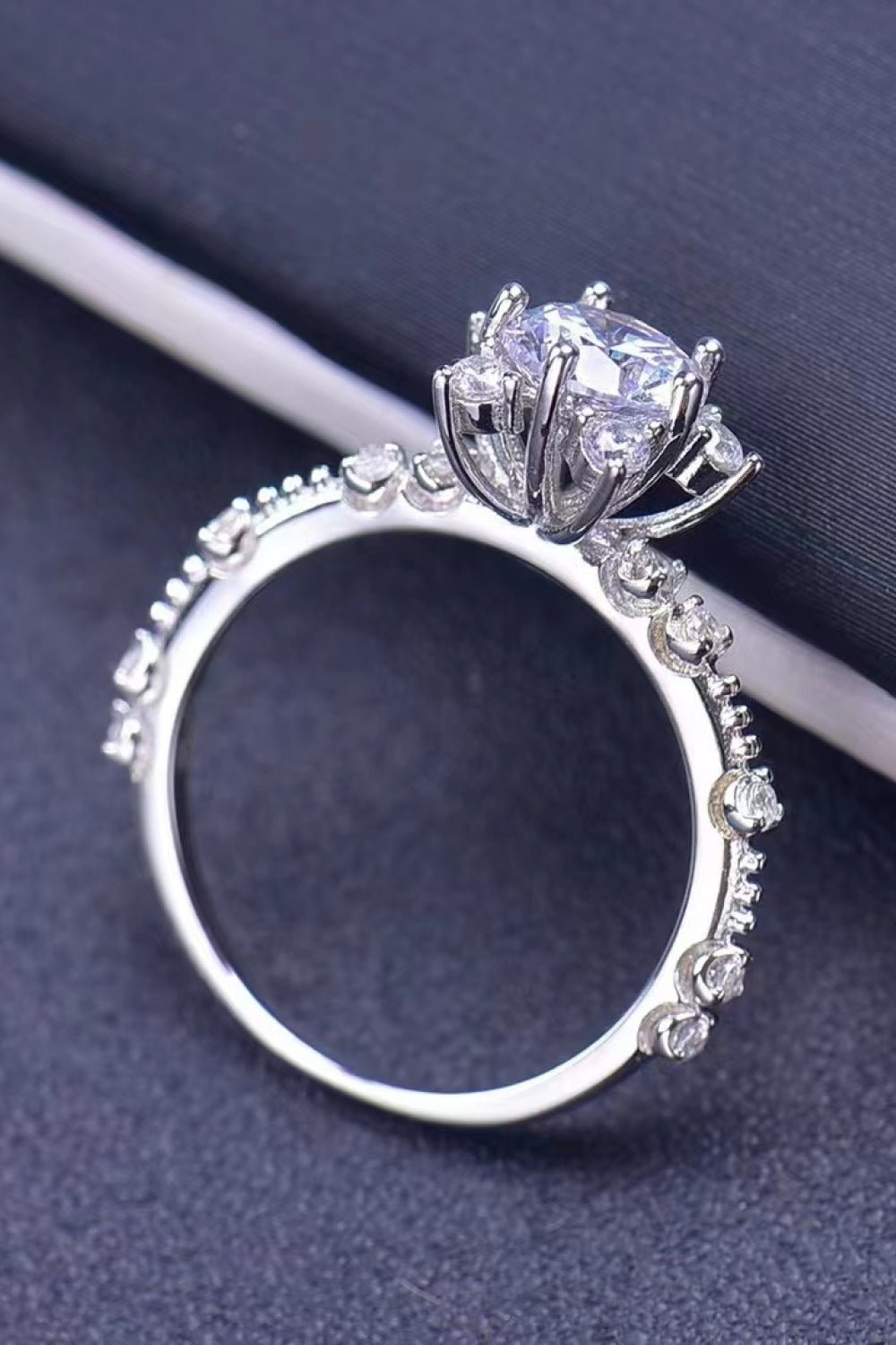 1 Carat Moissanite 6-Prong Ring - DunbiBeauty, LLC