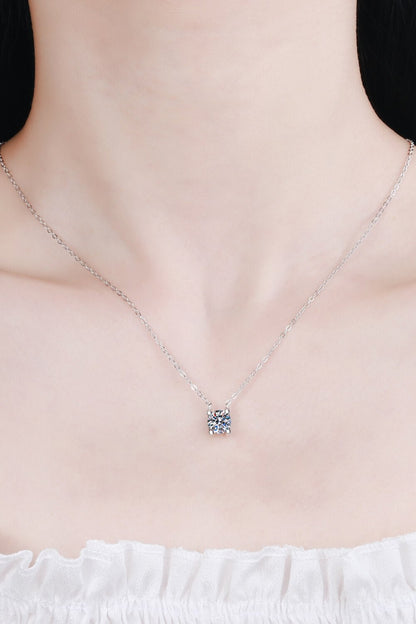 1 Carat Moissanite Chain Necklace - DunbiBeauty, LLC