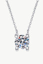 1 Carat Moissanite Chain Necklace - DunbiBeauty, LLC