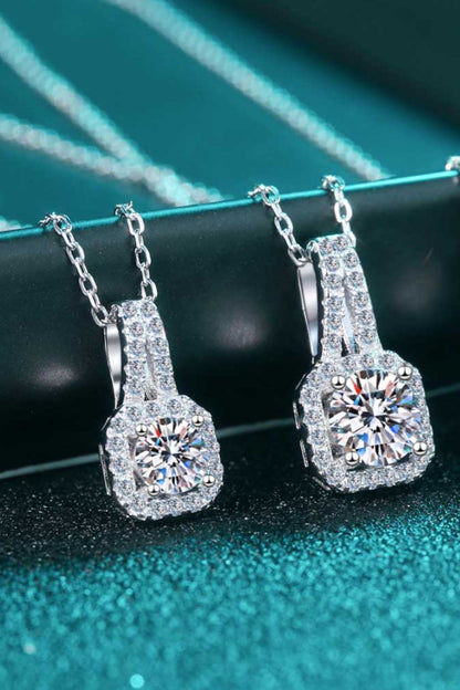 1 Carat Moissanite Necklace - DunbiBeauty, LLC