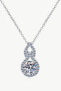 1 Carat Moissanite Pendant Necklace - DunbiBeauty, LLC