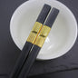 1 Pair Chinese style chopsticks tableware food stick alloy Catering utensils sushi sticks Non-slip Household Kitchen Utensils - DunbiBeauty, LLC