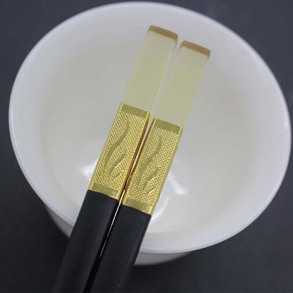 1 Pair Chinese style chopsticks tableware food stick alloy Catering utensils sushi sticks Non-slip Household Kitchen Utensils - DunbiBeauty, LLC