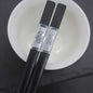 1 Pair Chinese style chopsticks tableware food stick alloy Catering utensils sushi sticks Non-slip Household Kitchen Utensils - DunbiBeauty, LLC